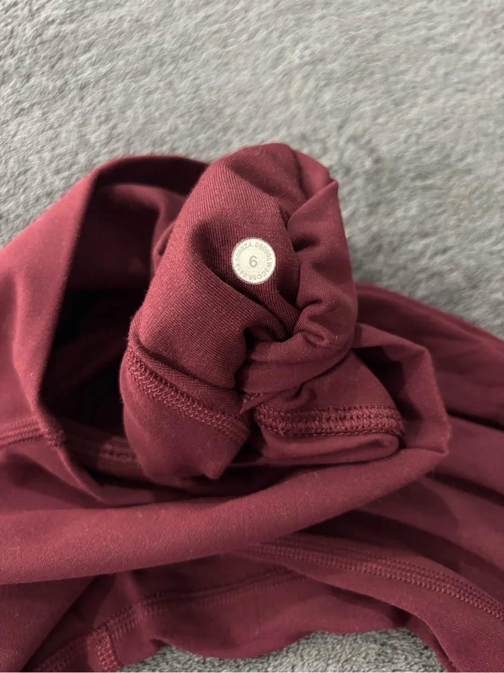 Lululemon Align Leggings Women's Size 6 High Rise Burgundy 28